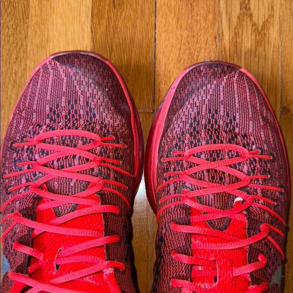 Nike Red Athletic KD Signature Series Sneakers